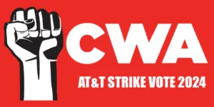 AT&T Strike Vote banner
