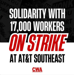 CWA District 3 is on strike